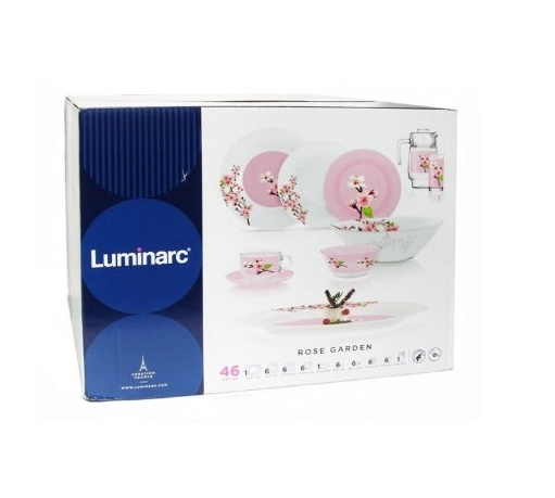 Столовый сервиз Luminarc Rose Garden 46 предметов (Q0926) рассрочка