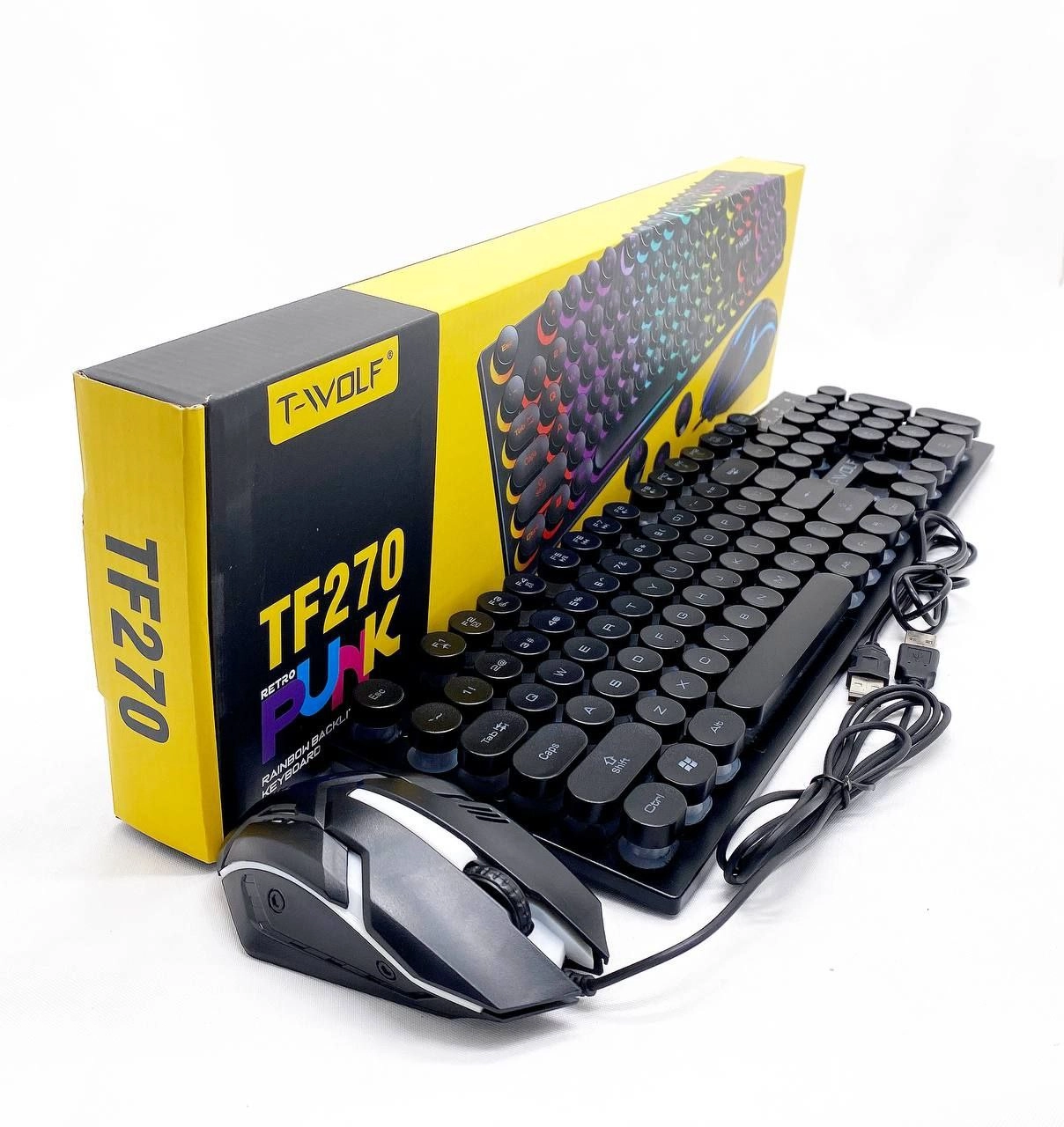 T-Wolf TF270 klaviatura va sichqoncha to‘plami bo'lib to'lash