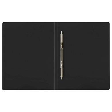 Папка OfficeSpace "Вита" A4, с пружинным скоросшивателем, 17 мм, чёрная, пластиковая купить