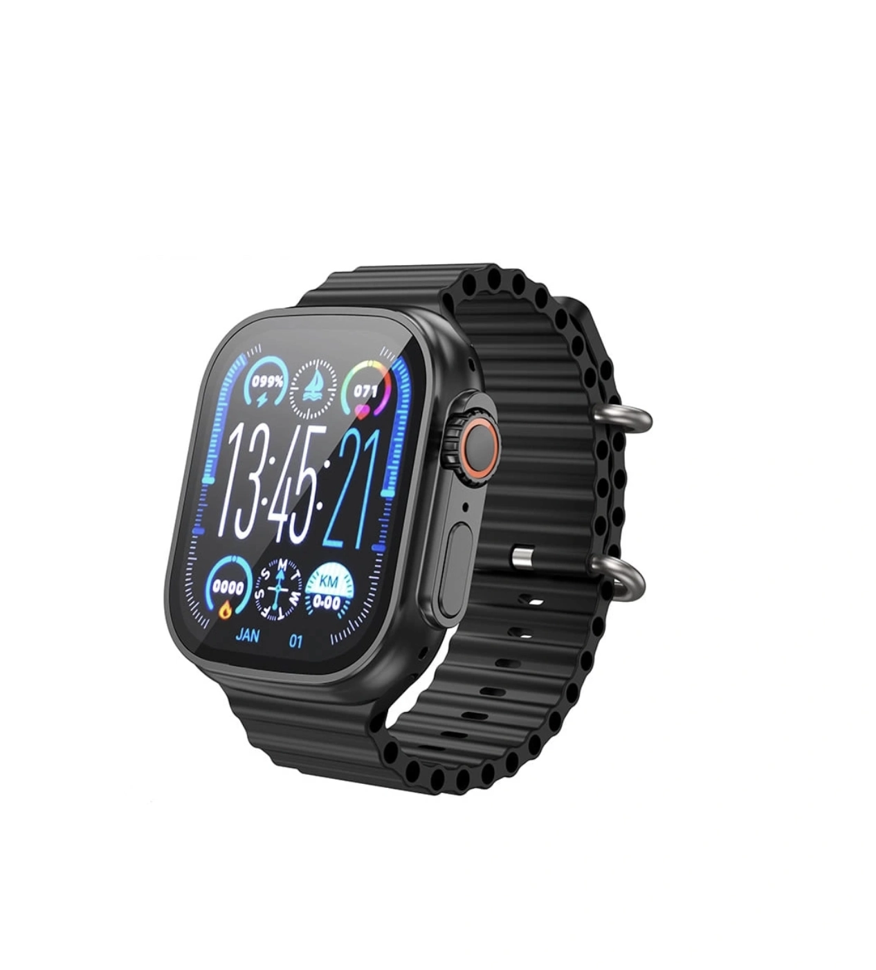 Смарт часы Hoco Watch DY12 Ultra чёрные, AMOLED! онлайн