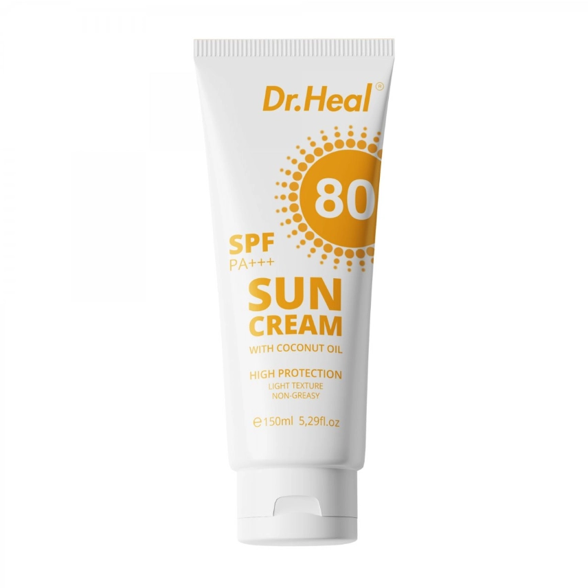Солнцезащитный крем SUN CREAM WITH COCONUT OIL SPF80 150ML купить