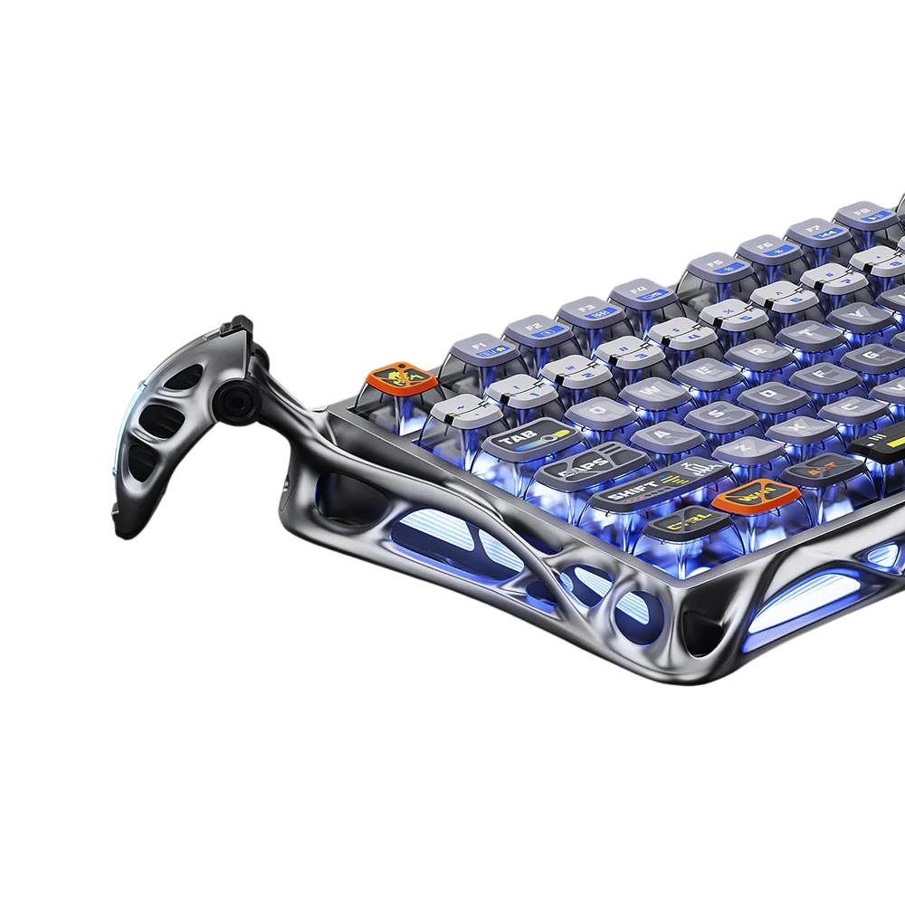 GravaStar Mercury K1 Pro o&lsquo;yin klaviaturasi (GS K1 PRO_S_CGRY) , Interstellar Silver bo'lib to'lash