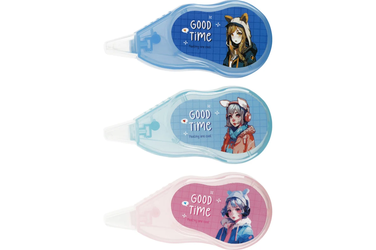 Корректирующая лента MESHU Kawaii, 5 мм х 3 м, дисплей-бокс, ассорти (1 шт) (MS_54221) недорого