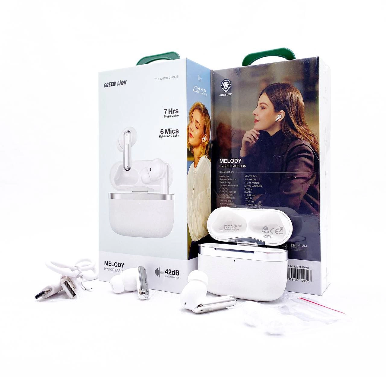 Green Lion Melody Hybrid Earbuds simsiz quloqchini O'zbekistonda