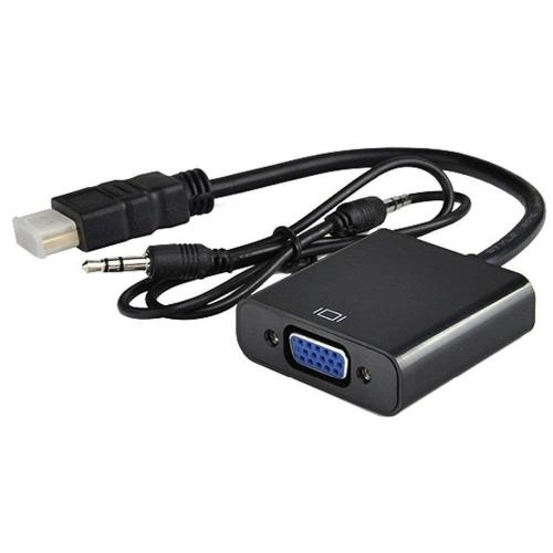 HDMI - VGA (3,5 mm.lik audiochiqishli) kabel-perexodnigi sotib olish