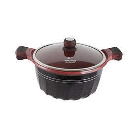 Granit qoplamali, 32 sm Lifesmile kastryuli (qora, kulrang, to‘q qizil) sotib olish