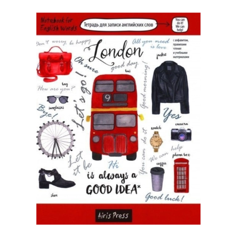 Inglizcha so'zlarni yozish uchun daftar. (London is always good idea) sotib olish