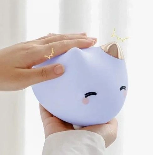 Baseus Cute Series Kitty Silicone Night Light tunchirog‘i arzon