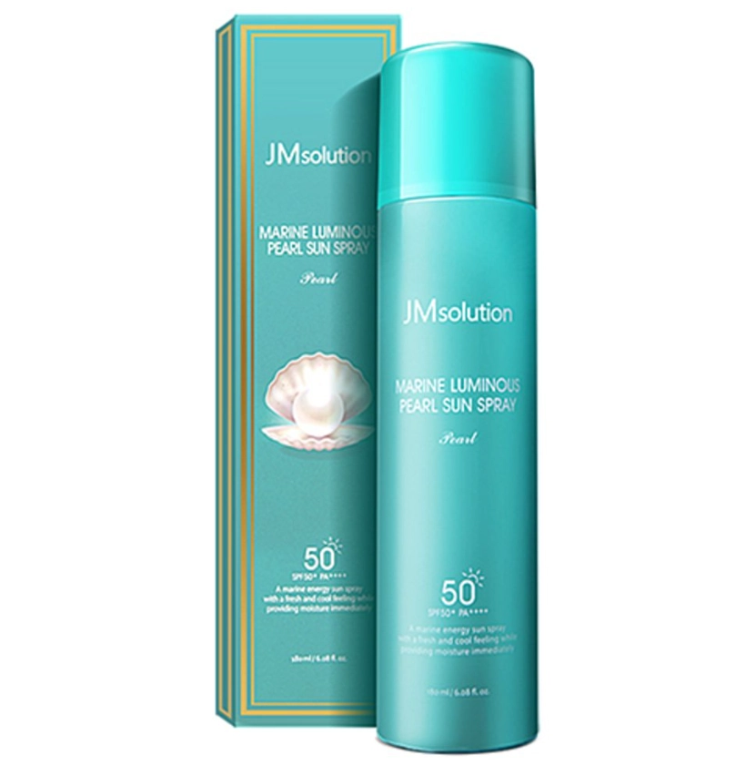 Солнцезащитный спрей для лица и тела JMsolution Marine Luminous Pearl Sun Spray SPF50+ PA+++ недорого