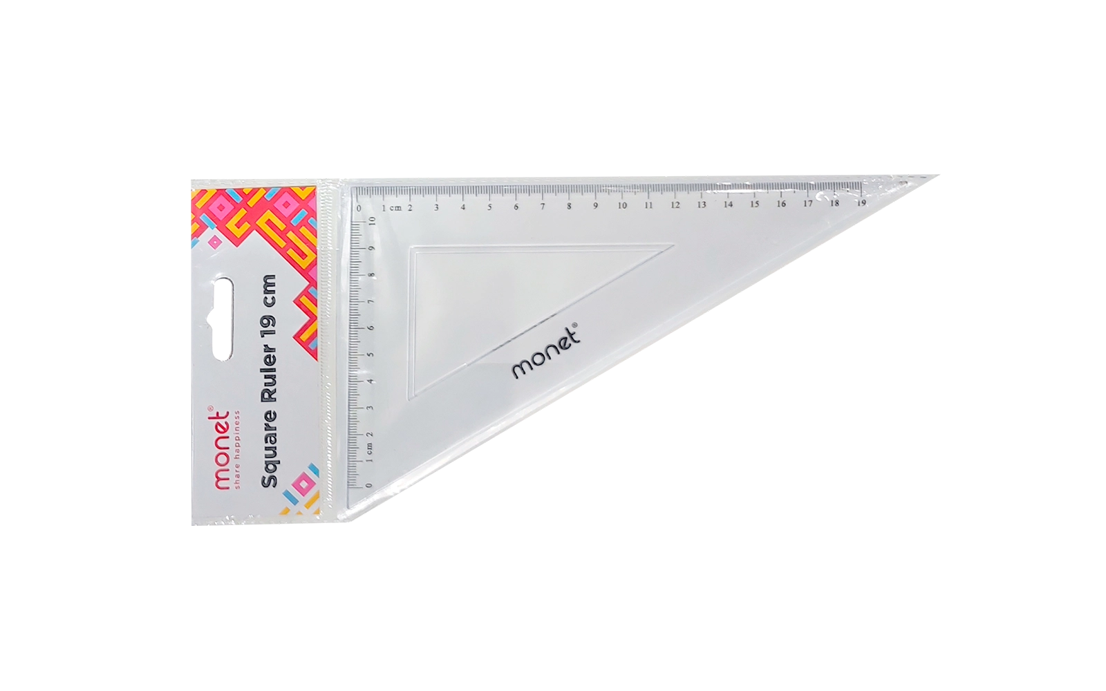 Треугольная линейка Monet пластиковая (10х20 см) 2RL005 купить