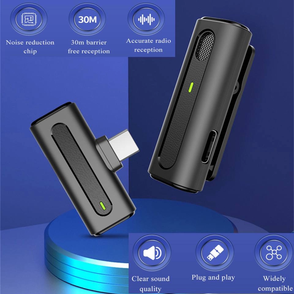 K93 type-c  wireless lavalier mikrofoni sotib olish