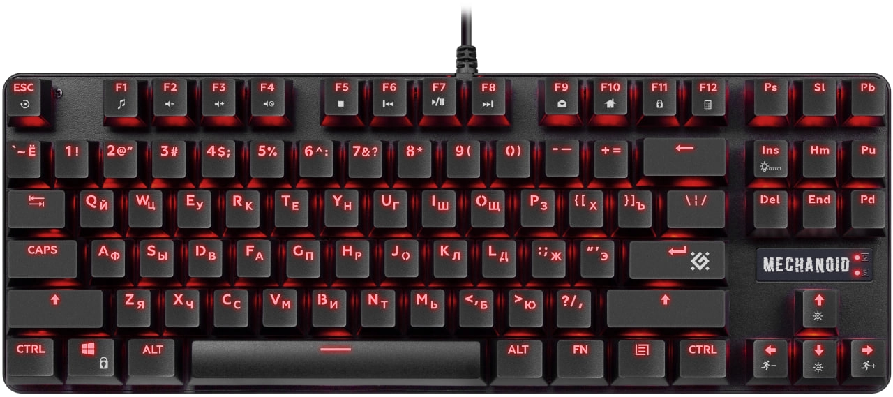 Defender Mechanoid GK-581 Black klaviaturasi arzon