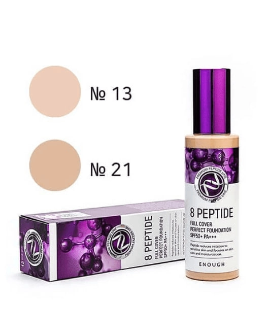 Enough 8 Pepide full cover perfect foundation  N13 tonal kremi arzon