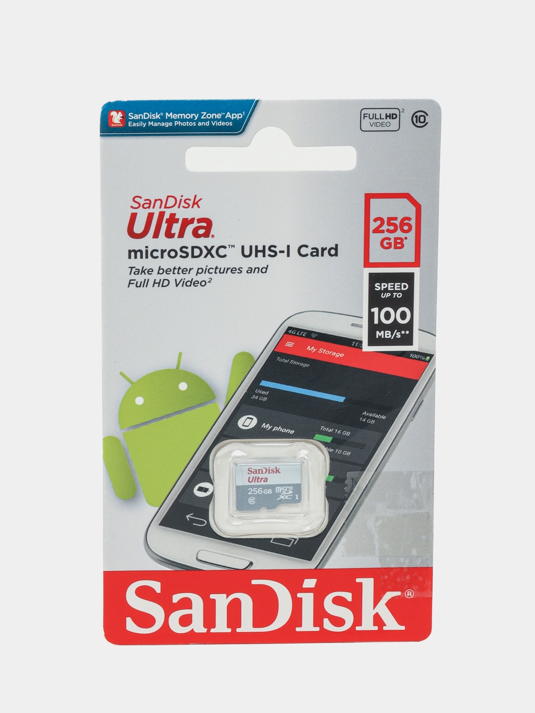 Карта памяти SanDisk Ultra microSDXC UHS-I Card 256GB недорого