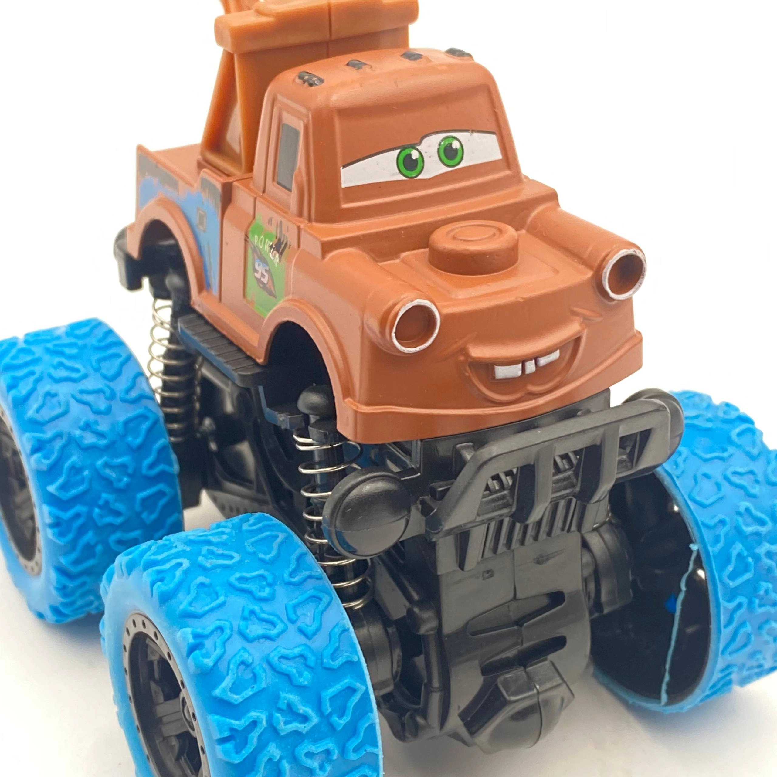 Cars Series Inertia Stunt Off-Road Vehicle CB6898E o'yinchoq mashina modeli, Brown bo'lib to'lash