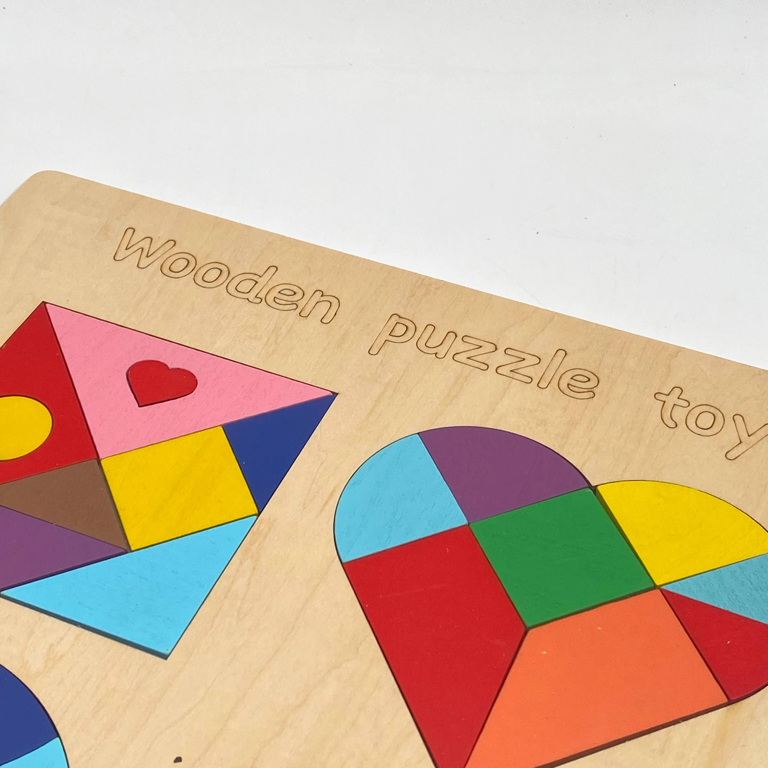 Taxta pazl: Boshqotirmalar va shakllar arzon