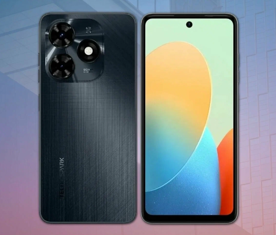 Смартфон TECNO Spark 20C 4/128GB Gravity Black цена