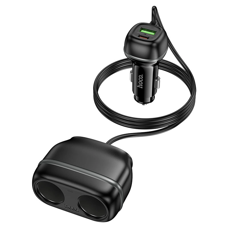 Автомобильное зарядное устройство Hoco Z59 Rank 240W Car Charger - черный онлайн
