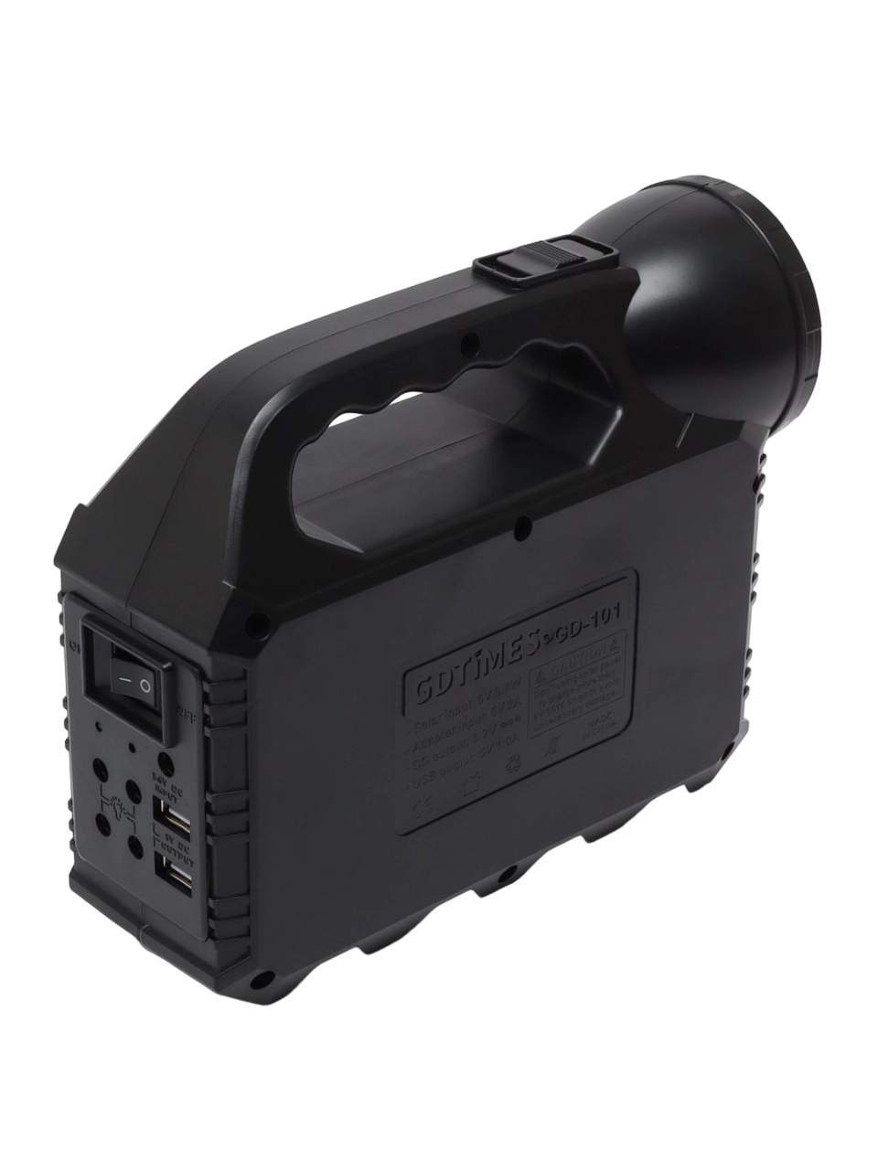 Фонарь-Лампа зарядная станция / 3 лампы / солнечная панель SOLAR LIGHT GD-101 Black онлайн