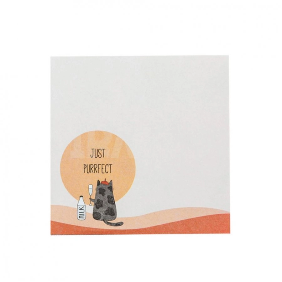 MESHU "Right cat" yozuv bloki (8.5*8.5*1.1sm), (MS_39249) arzon