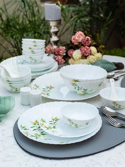 Diva La Opala Vivid Green stol servizi, 50 ta buyum O'zbekistonda