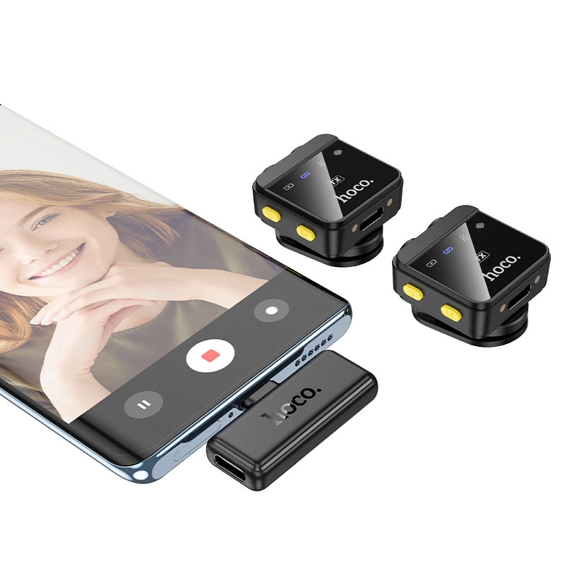 Hoco L17 simsiz mikrofonlari , Black bo'lib to'lash