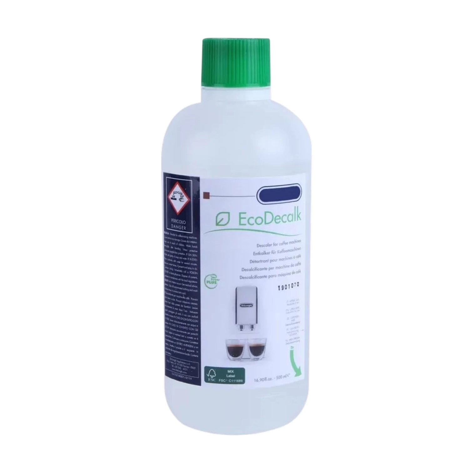 Kofemashina uchun kalkdan tozalash vositasi DeLonghi DLSC500, 500 ml sotib olish