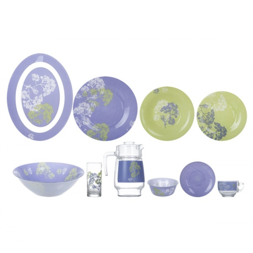 Luminarc Purple Mix 46 ta element Stol servisi (N4799) sotib olish