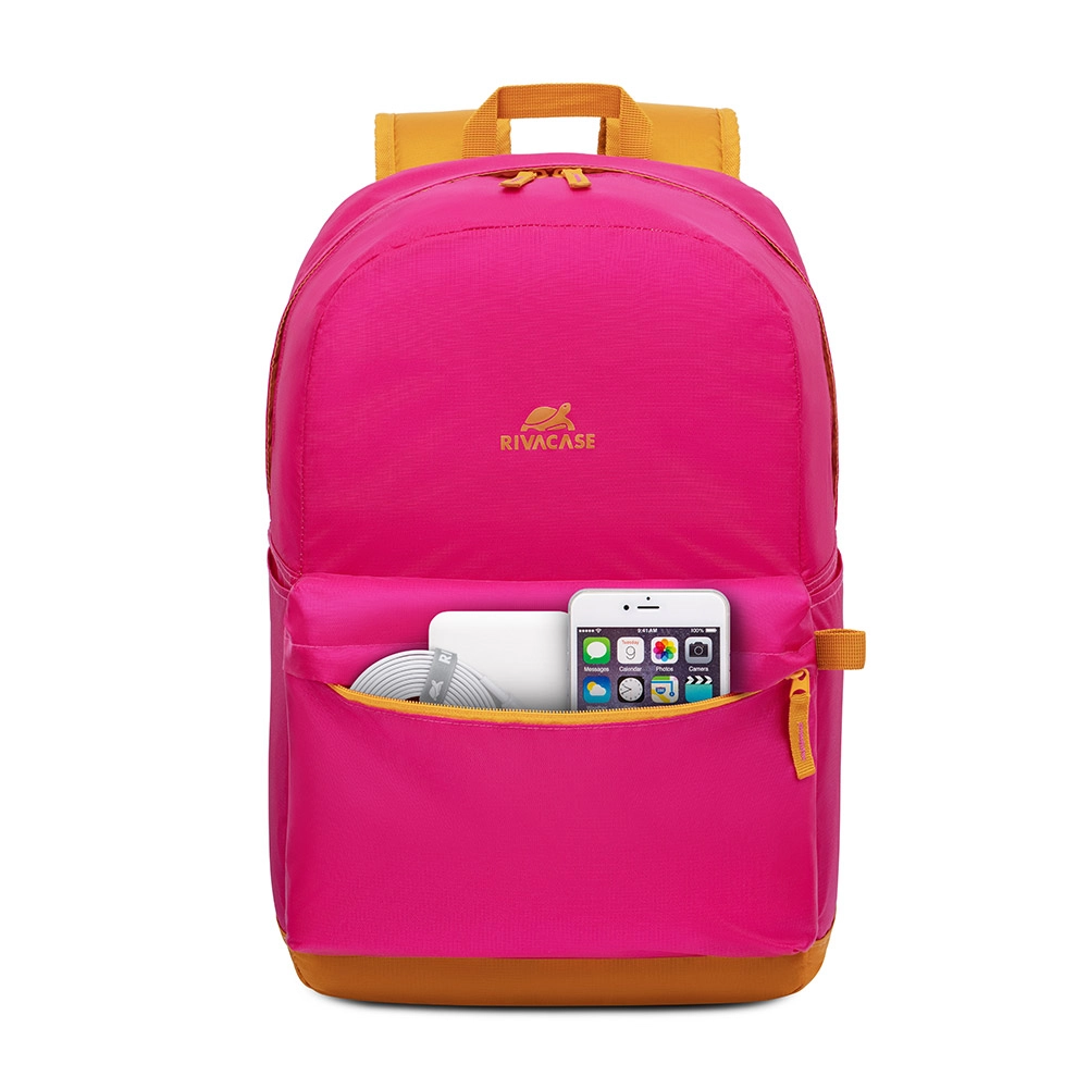 Легкий городской рюкзак RIVACASE 5561 розовый 24 л рассрочка