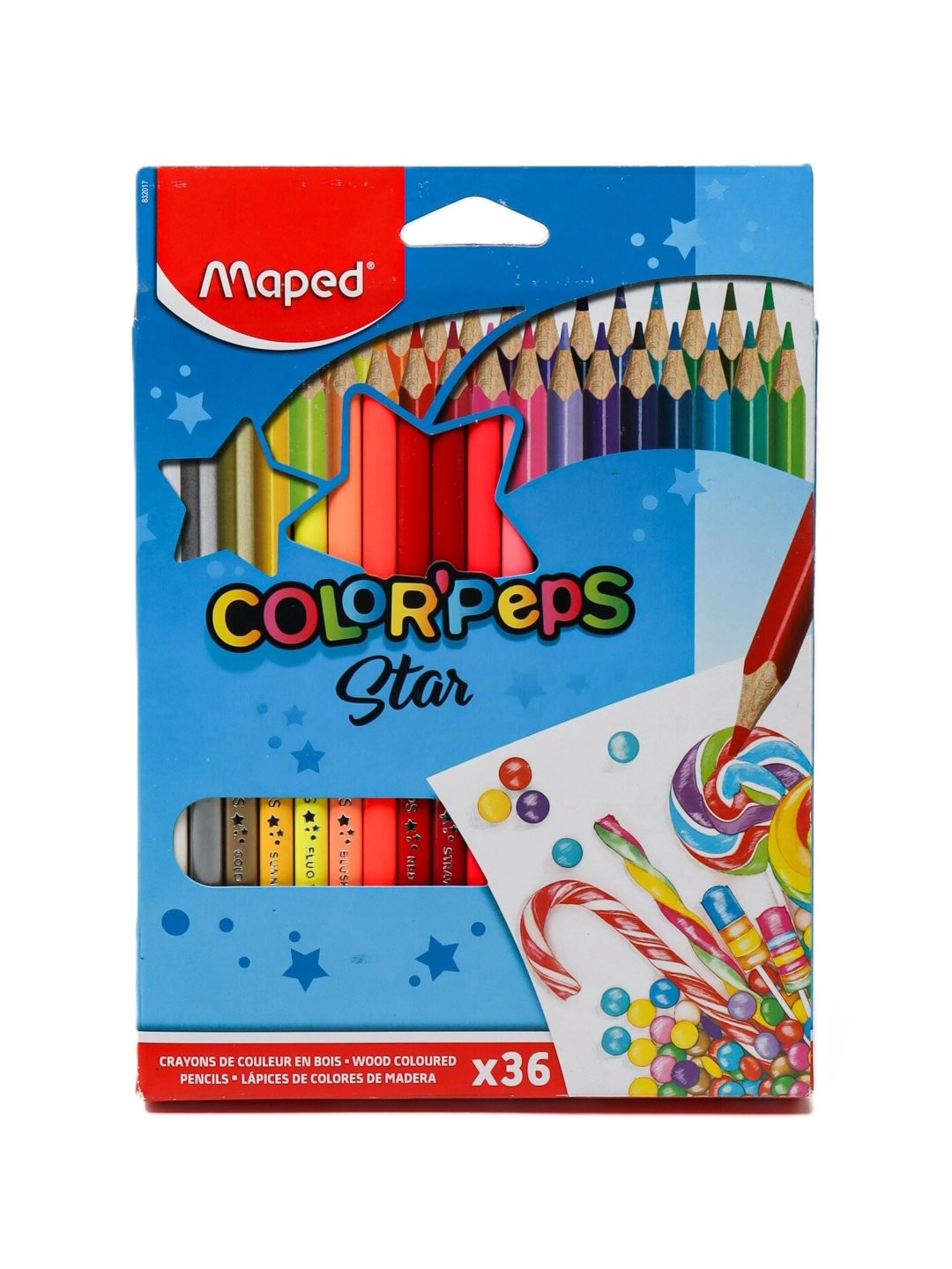 Цветные карандаши Maped "COLOR'PEPS Star" 36 цветов купить