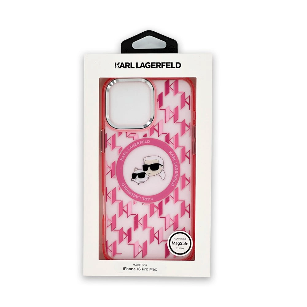 Чехол CG MOBILE Karl Lagerleld для Iphone 16 Pro Max розовый купить