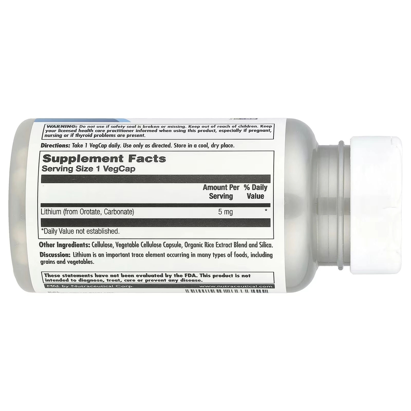 KAL, Litiya orotati 5 mg, 120 kapsula (86331) arzon