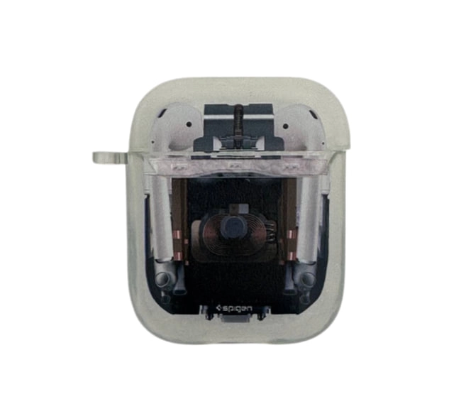 Прозрачный чехол Spigen Airpods 1/2 CH0911 купить