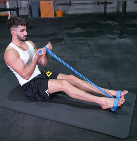 Универсальный эспандер с ручками и упорами PowerGym A423 недорого