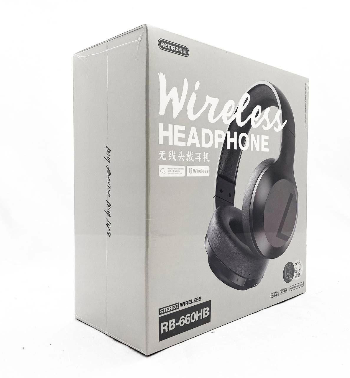 Беспроводные наушники Remax RB-660HB Black в Узбекистане