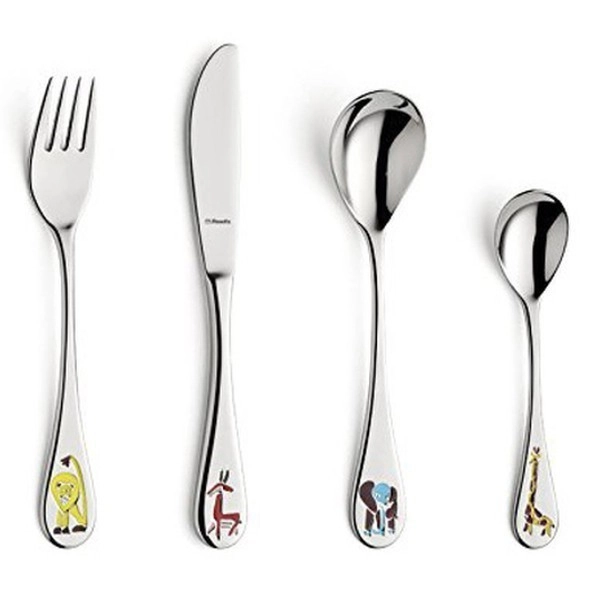 Bolalar qoshiq va vilkalar to'plami Amefa Safari 4 пр F043000G025A40 sotib olish