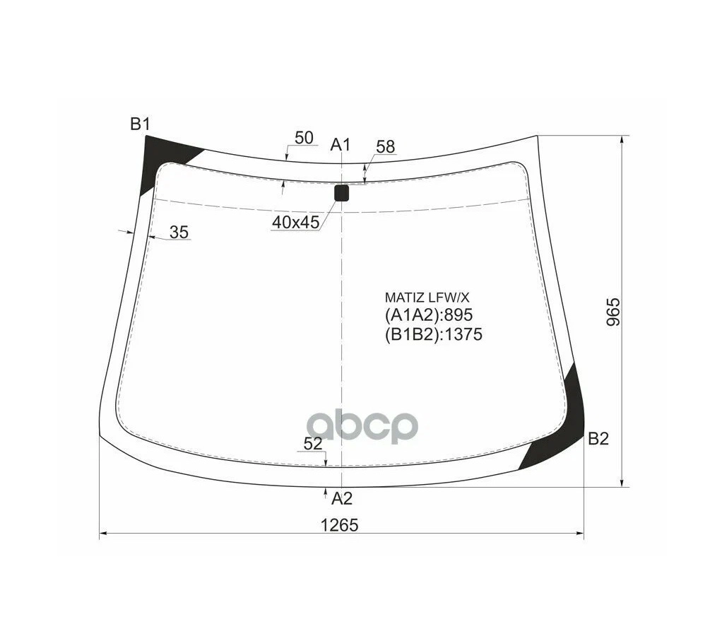 Стекло Лобовое для Chevrolet Matiz недорого
