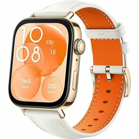 Смарт часы HUAWEI Watch Fit 3 белые кожа рассрочка