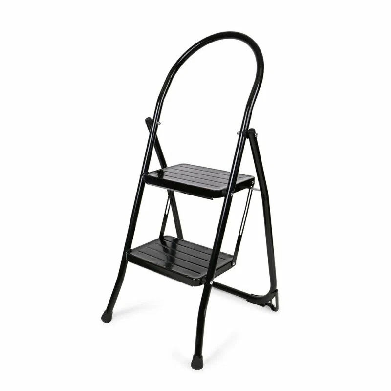 Стремянка Nika NIKA СМШ2/Ч с широкими ступенями черный купить