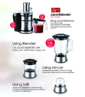 Соковыжималка, блендер, чопер, кофемолка Sonifer SF - 5509 недорого