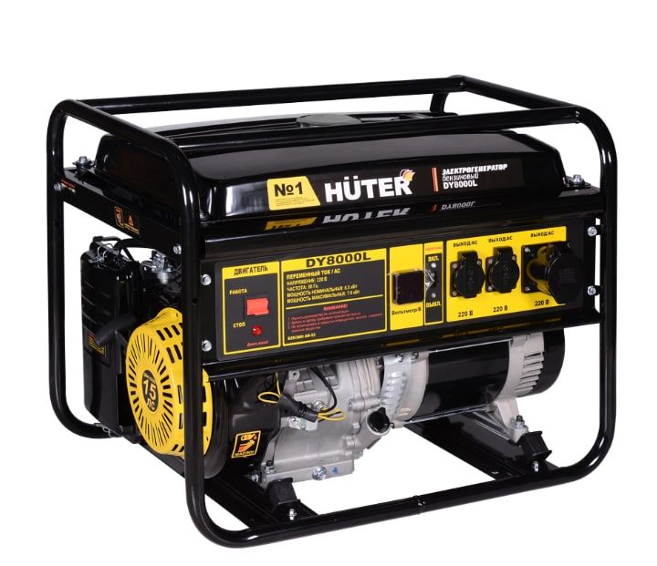 Huter DY8000L benzinli generatori O'zbekistonda