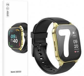 Смарт часы HOCO Y19 AMOLED золотой в Узбекистане