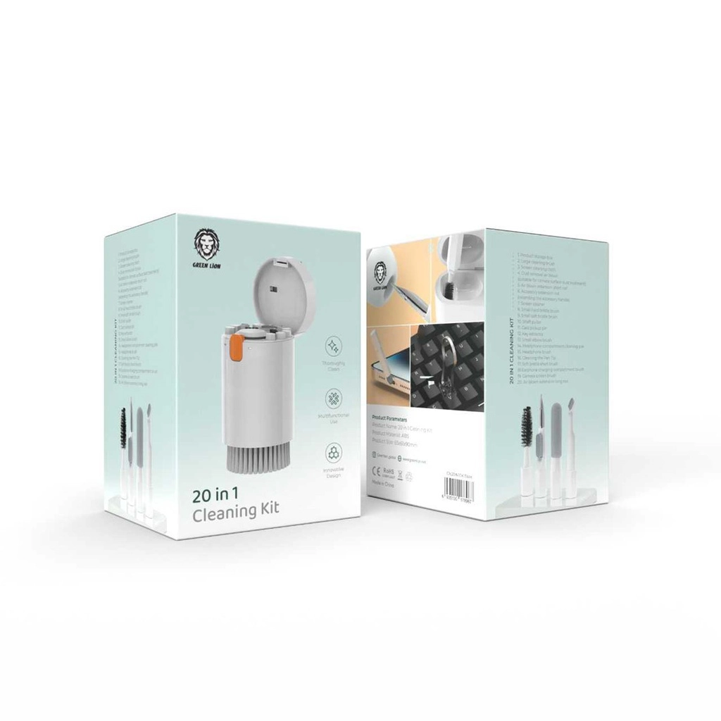 Универсальный набор для чистки Green Lion 20 in 1 Multifunctional Cleaning Kit недорого