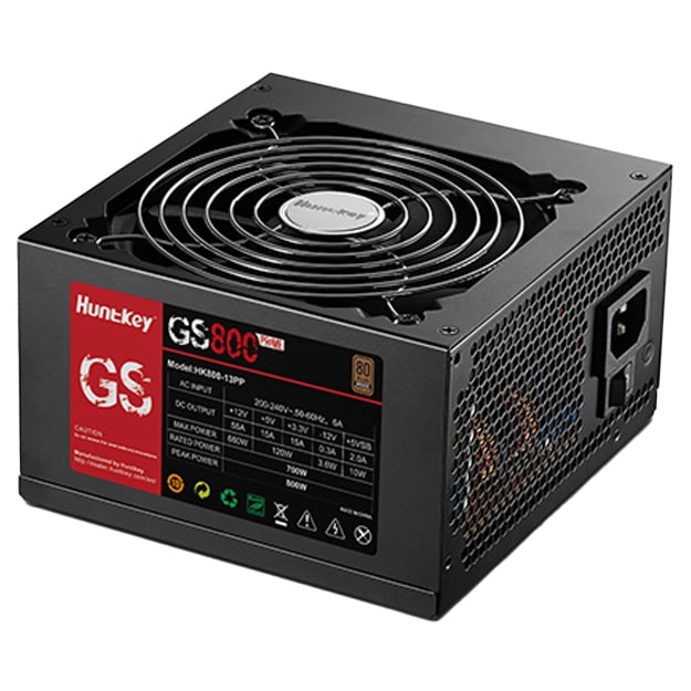 Блок питания HuntKey GS800 Prime 800W - фото №4 Блок питания HuntKey GS800 Prime 800W в Узбекистане