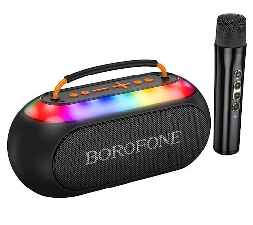 Borofone BP23 qora portativ kolonkasi - rasm №3 Borofone BP23 qora portativ kolonkasi arzon