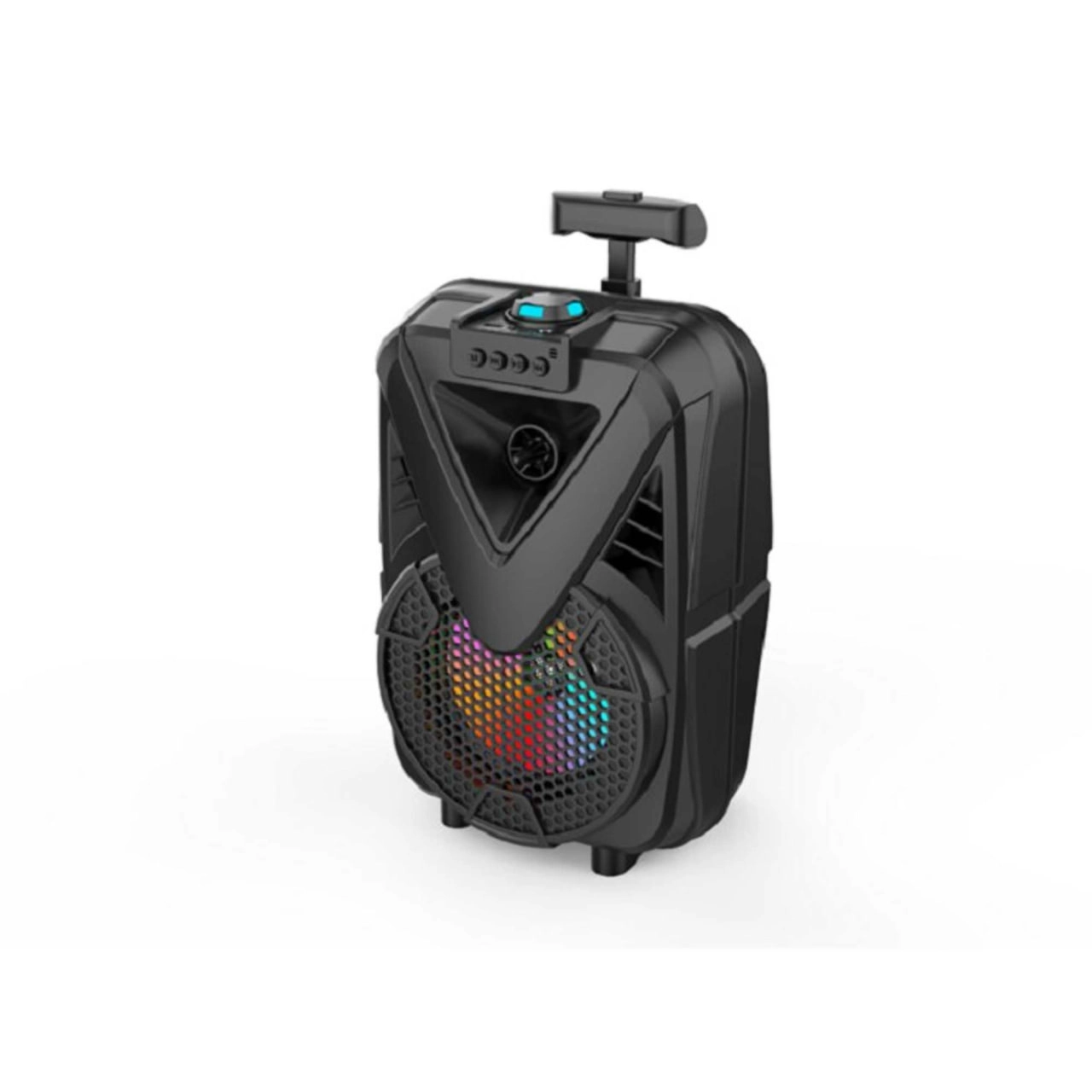 Sing-e ZQS8136 qora portativ kolonkasi + mikrofon arzon