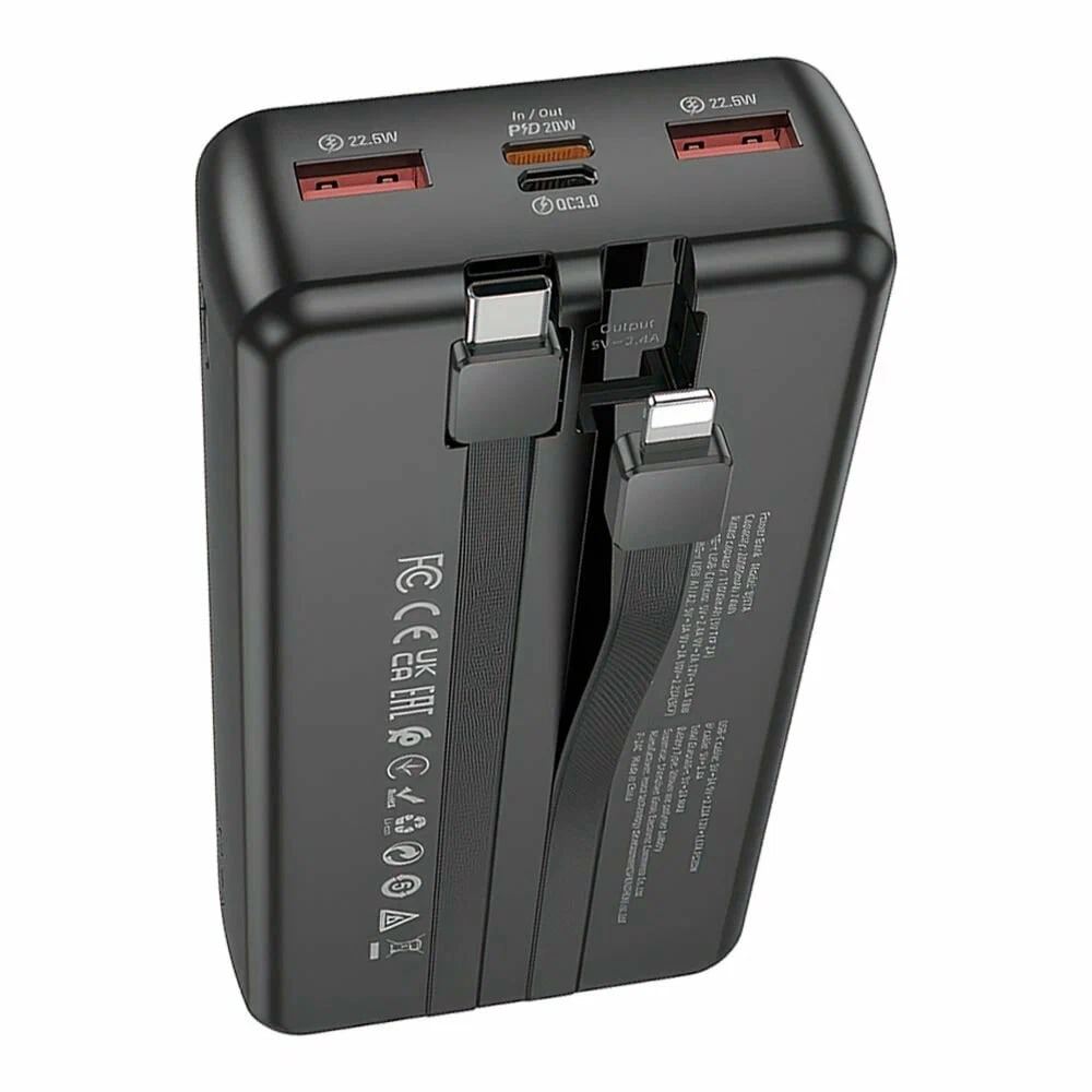Borofone BJ57A 20000 mah tashqi akkumulyatori, Black arzon