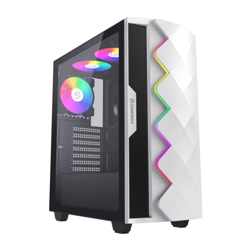 GameMax DIAMOND CP White kompyuter korpusi - rasm №3 GameMax DIAMOND CP White kompyuter korpusi arzon