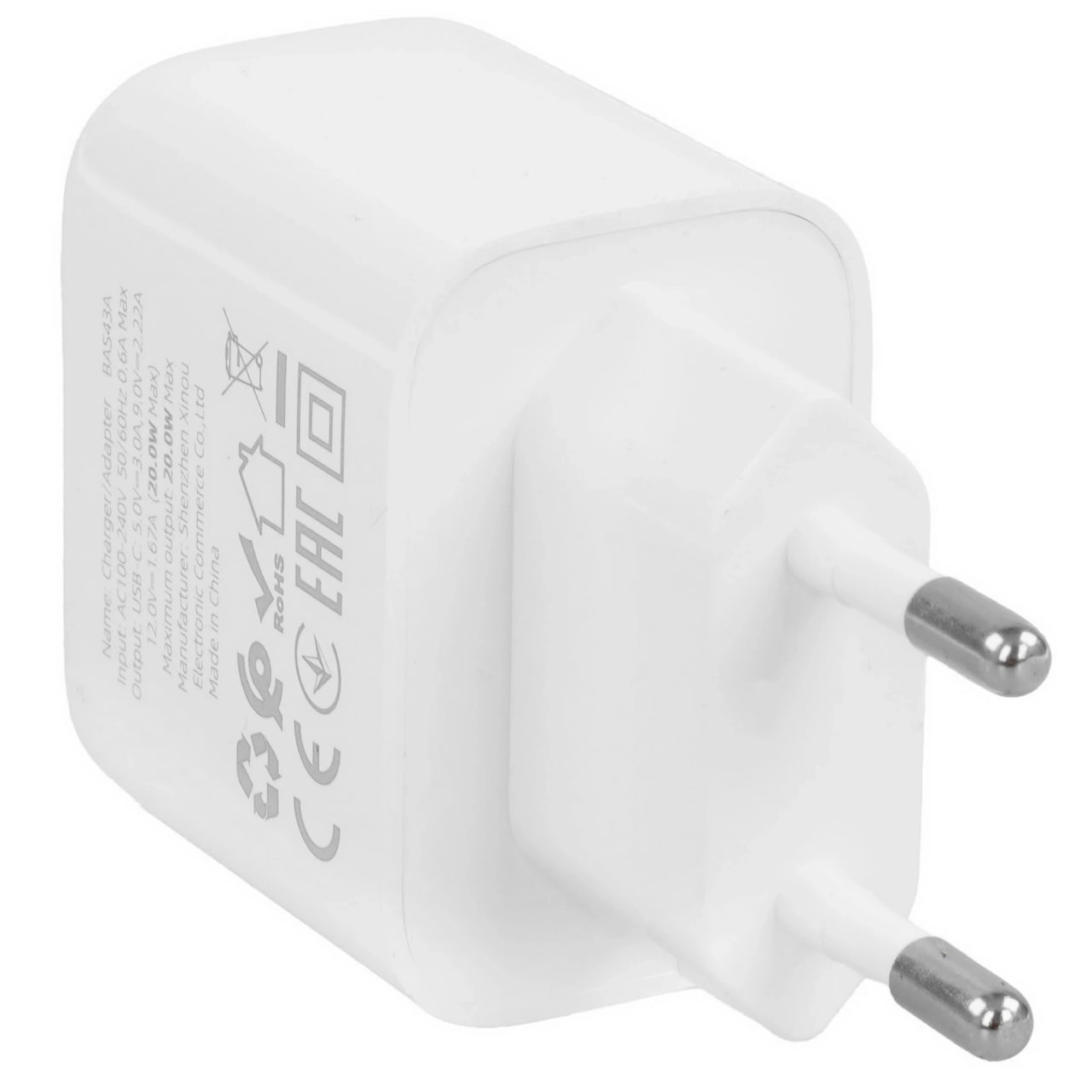 Зарядное устройство Borofone Type C 20W BAS43A. Гарантия качества! в Узбекистане