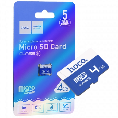 Карта памяти Hoco 4GB Micro SD Class 6 купить